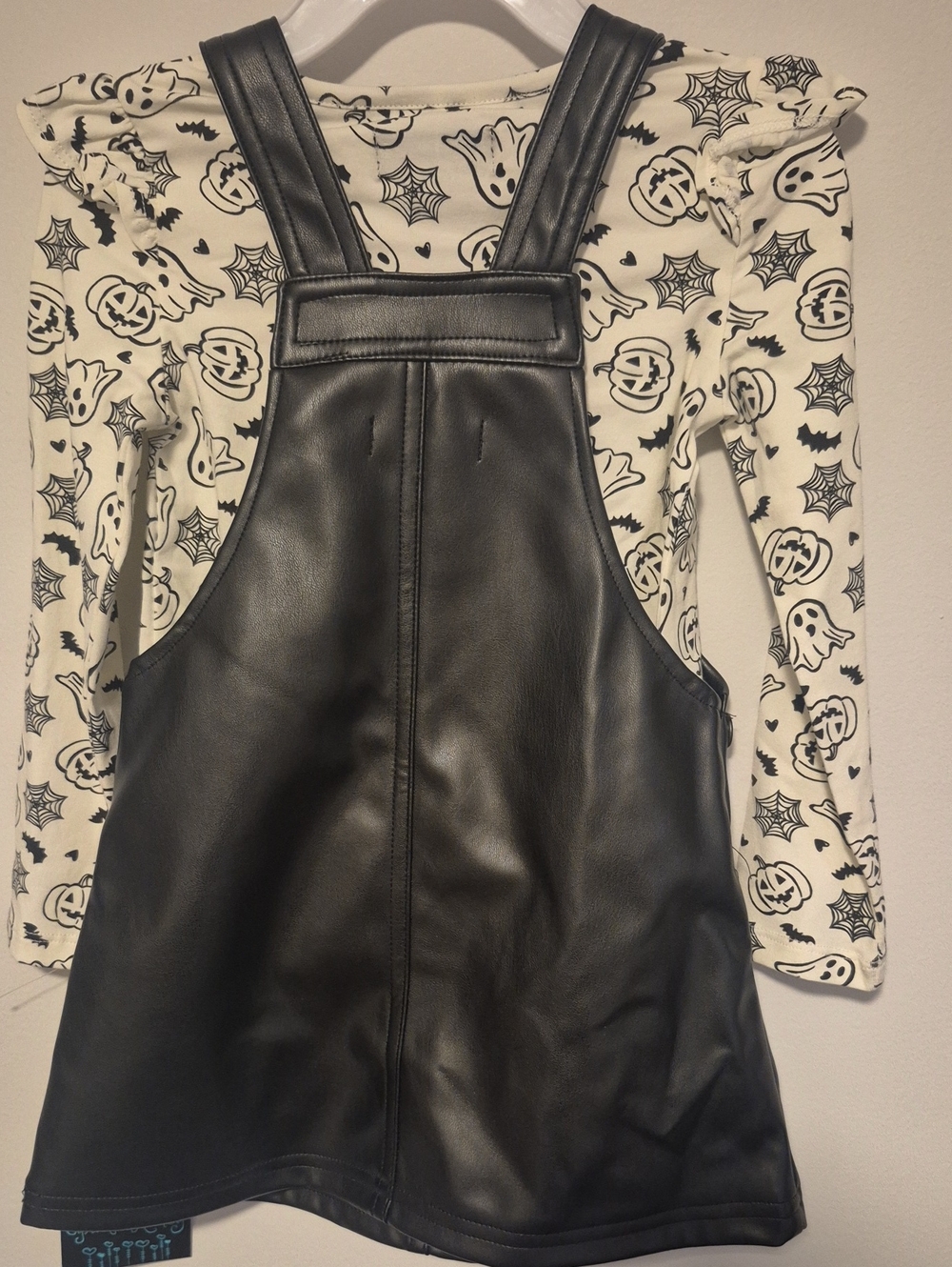 Cynthia Rowley Girls Halloween Faux Leather Jumper 3-Piece Set NWT - Picture 8 of 9